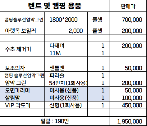 무비낚시대낚시용품판매합니다 (중고장터 - 팝니다)