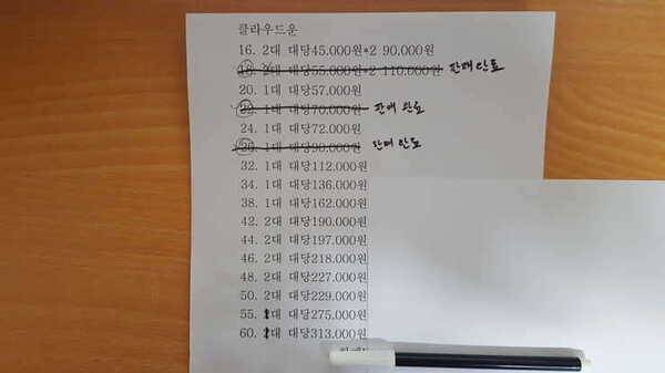 클라우드 운 각개 팝니다 (중고장터 - 팝니다)