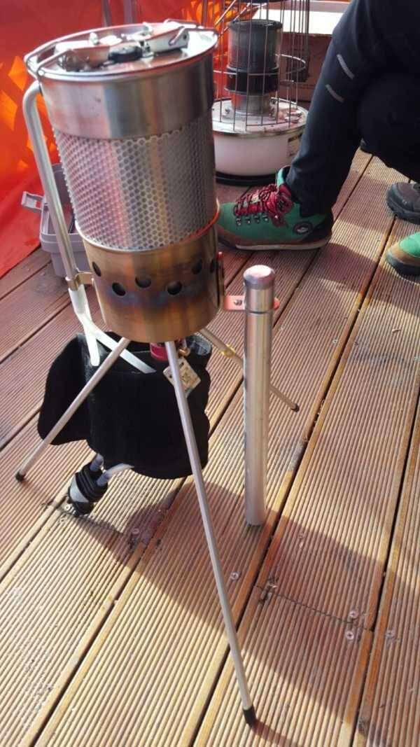 스팀팟보일러노지보트용 거치대 포함와 나루예 찌 (중고장터 - 팝니다)