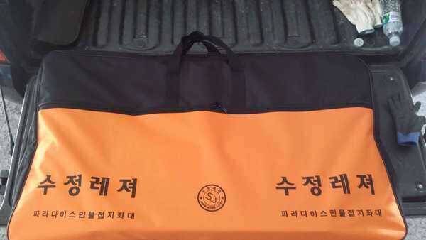 수정레져 파라다이스 중좌대 및 텐트 발판 파라솔 (중고장터 - 팝니다)