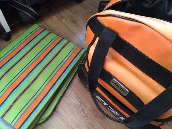 카제 중층배낭식 보조가방 치치와식 목줄함80cm (중고장터 - 팝니다)
