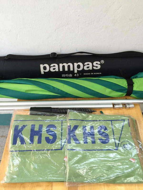 팜파스 Pampas 43 파라솔 스마트 파라솔각도조졸기 파라솔 연결소켓 바람막이커튼 (중고장터 - 팝니다)