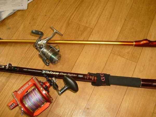 동와물산 바다 낚시대 2 셋트 저렴하게 분양 합니다 (중고장터 - 팝니다)