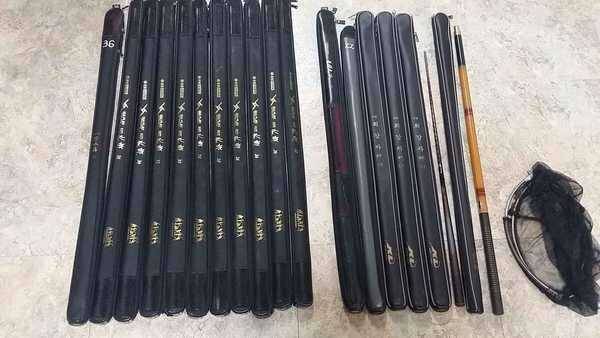 낚시대 일괄 팝니다110만원95만원 인하 (중고장터 - 팝니다)