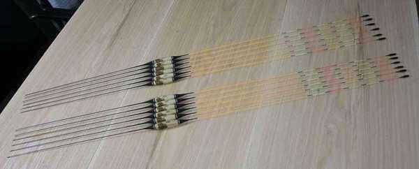 한지 대물찌35cm 10개 떡밥 장찌 80cm (중고장터 - 팝니다)