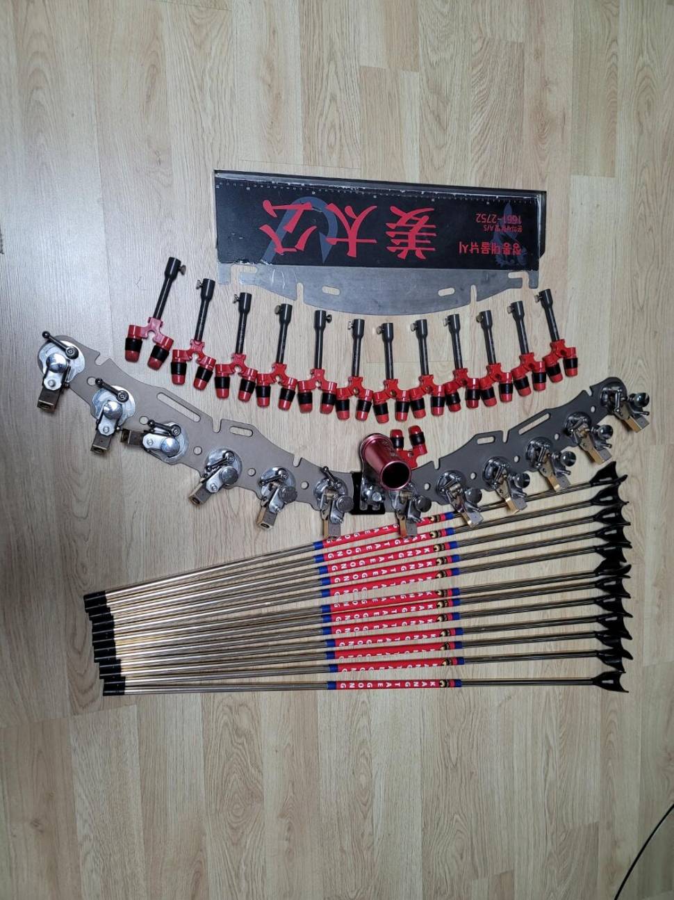 강태공받침틀 12단 풀셋 35만 (중고장터 - 팝니다)