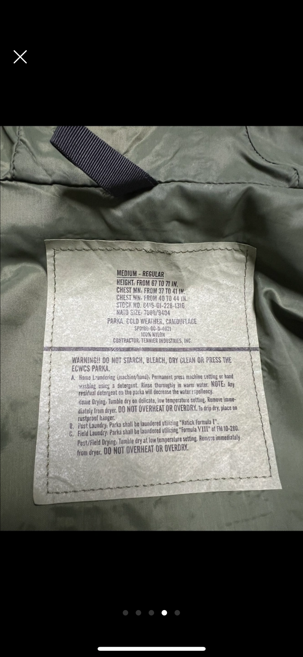 미군 우드랜드 고어텍스 자켓 (중고장터 - 팝니다)