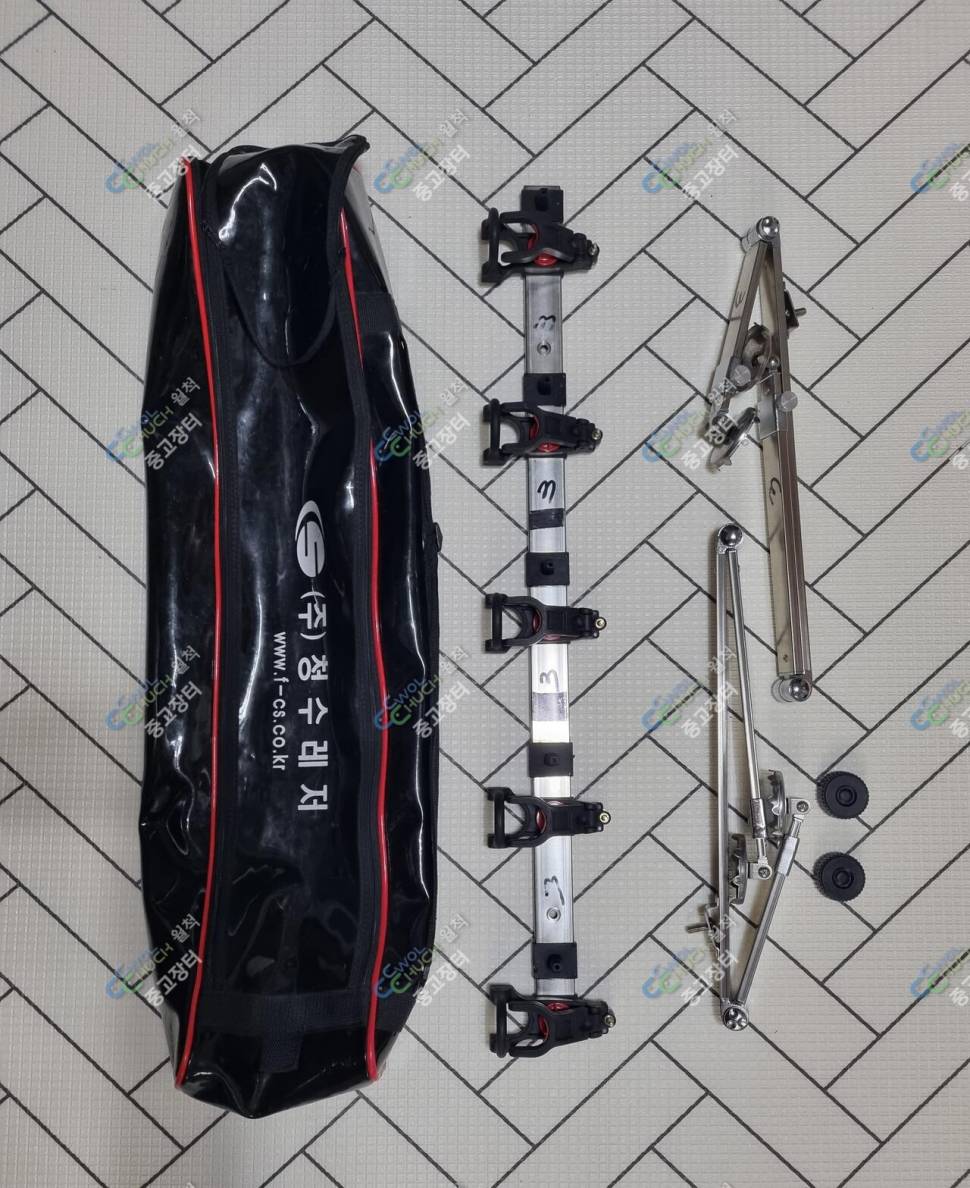 원투낚시 청수레저 낚시대 받침틀 10단5단2세트 (중고장터 - 팝니다)