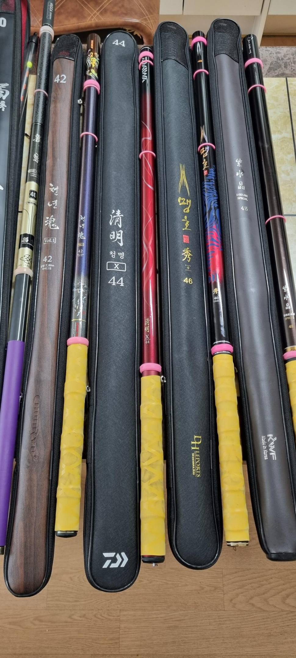 여러가지 낚시대 팔아요 몽환지낚시대 등 (중고장터 - 팝니다)