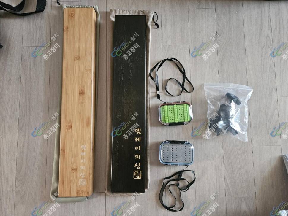 엠제이피싱 대나무 찌케이스 60cm 및 오동나무 찌케이스 55cm 일괄 (중고장터 - 팝니다)
