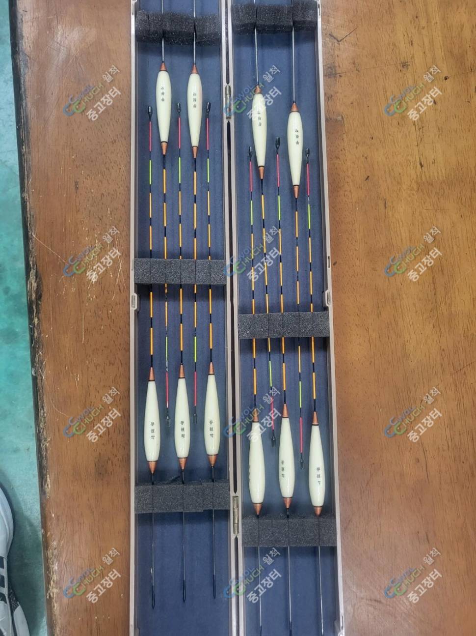 천명극레드 구형 각개판매 받침대 동원작찌 (중고장터 - 팝니다)