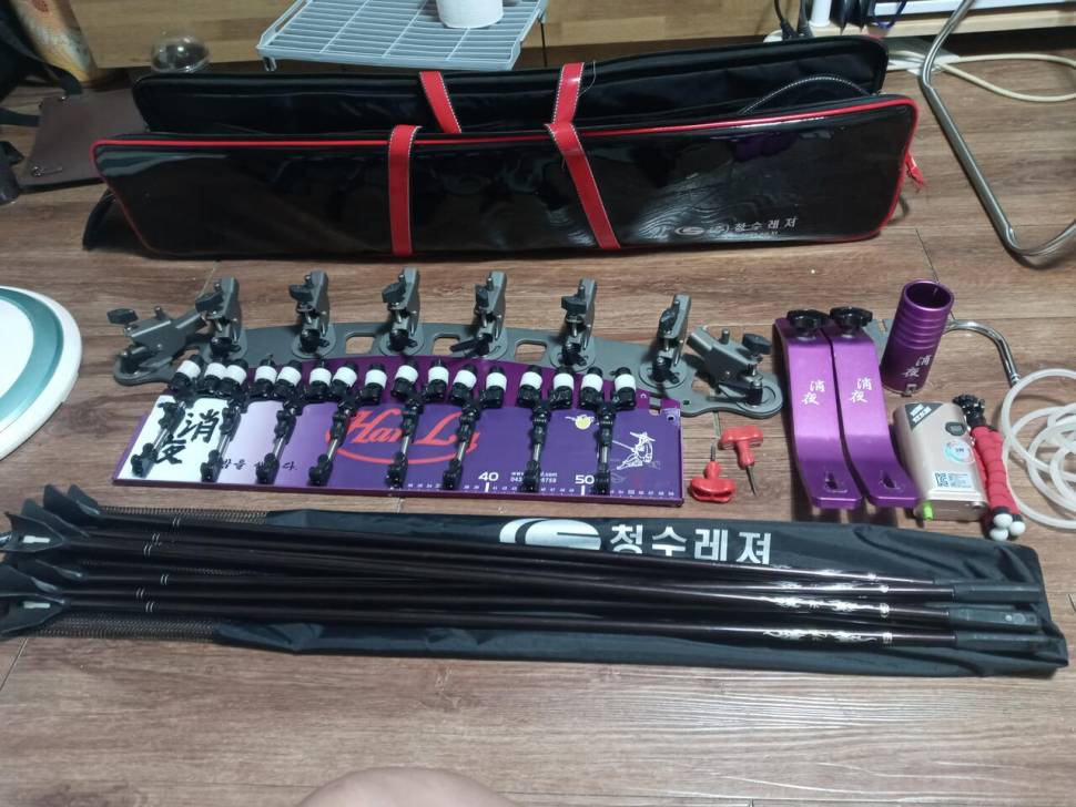 민물 받침틀 8단 팝니다 수제찌10점팝니다 (중고장터 - 팝니다)
