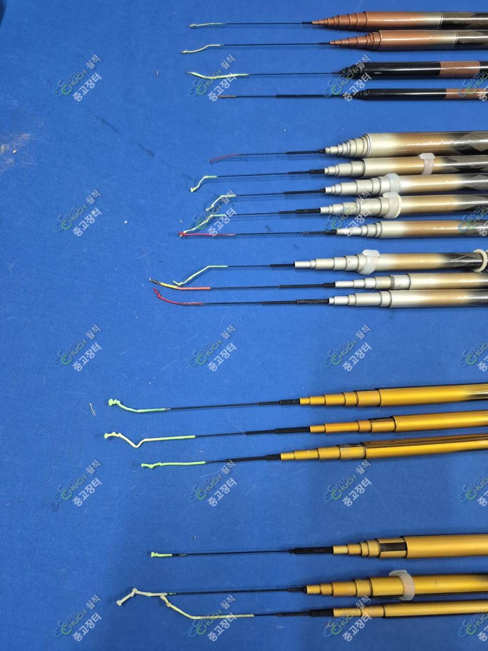 은성 수파 금장 노랭이 신수향 밤생이 다이아플렉스 수향 낚시대 받침대등 명간모음 (중고장터 - 팝니다)
