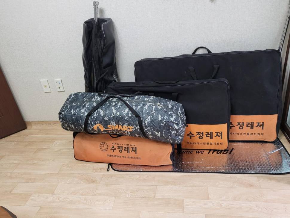 수정레져 가로본능 좌대텐트 팝니다 (중고장터 - 팝니다)