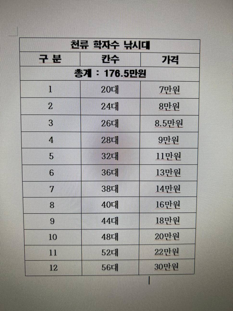거래불발로 재업 초A급 학자수 에어매트20002000 (중고장터 - 팝니다)