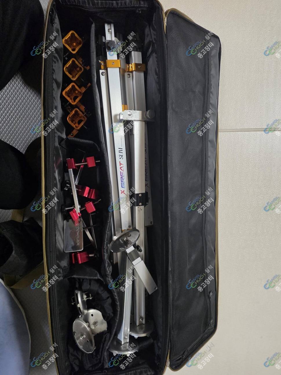 동일 그레잇 슬림좌대 2000×2000 검정 정품상판 풀셋 (중고장터 - 팝니다)