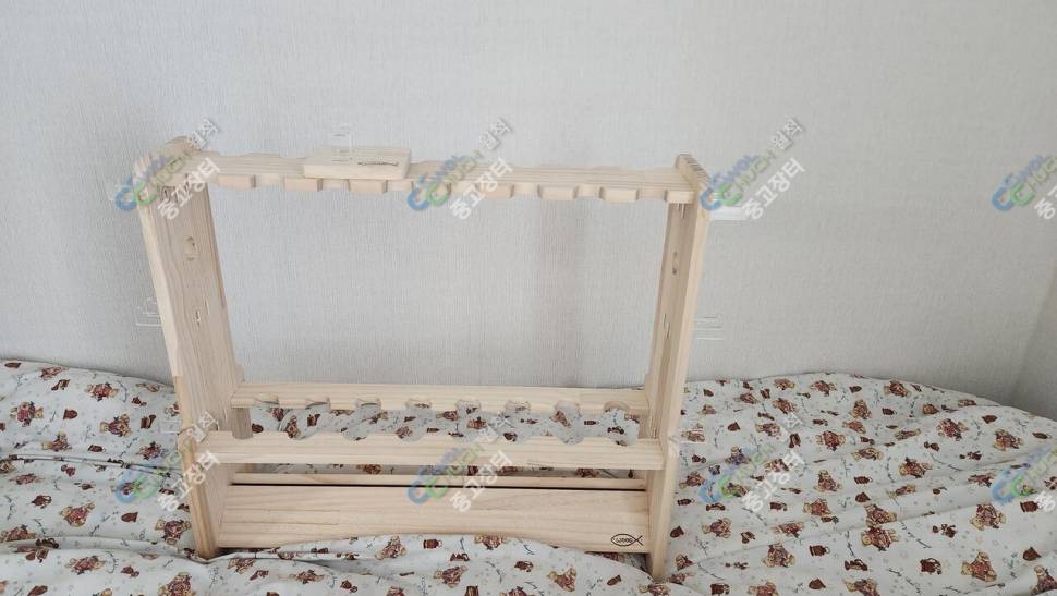 원목 낚시대 릴 로드 거치대 (중고장터 - 팝니다)