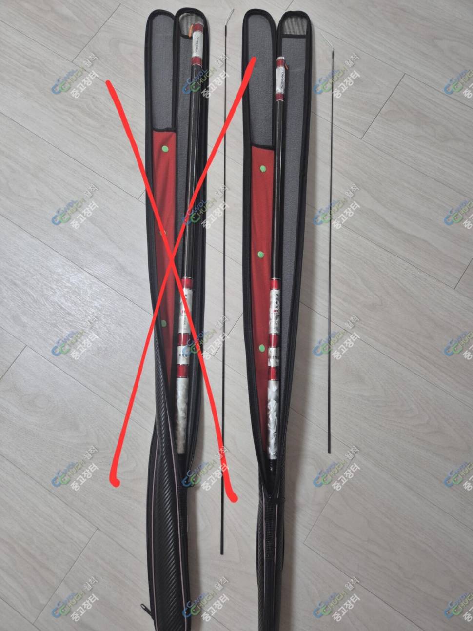 일괄 7만원 철갑상어25 제우스 가방 흑일색5척 (중고장터 - 팝니다)