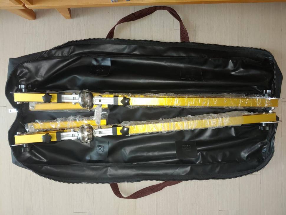 이스케이프 금장 자립다리 미사용 최신 확장형 가로바 58cm (중고장터 - 팝니다)