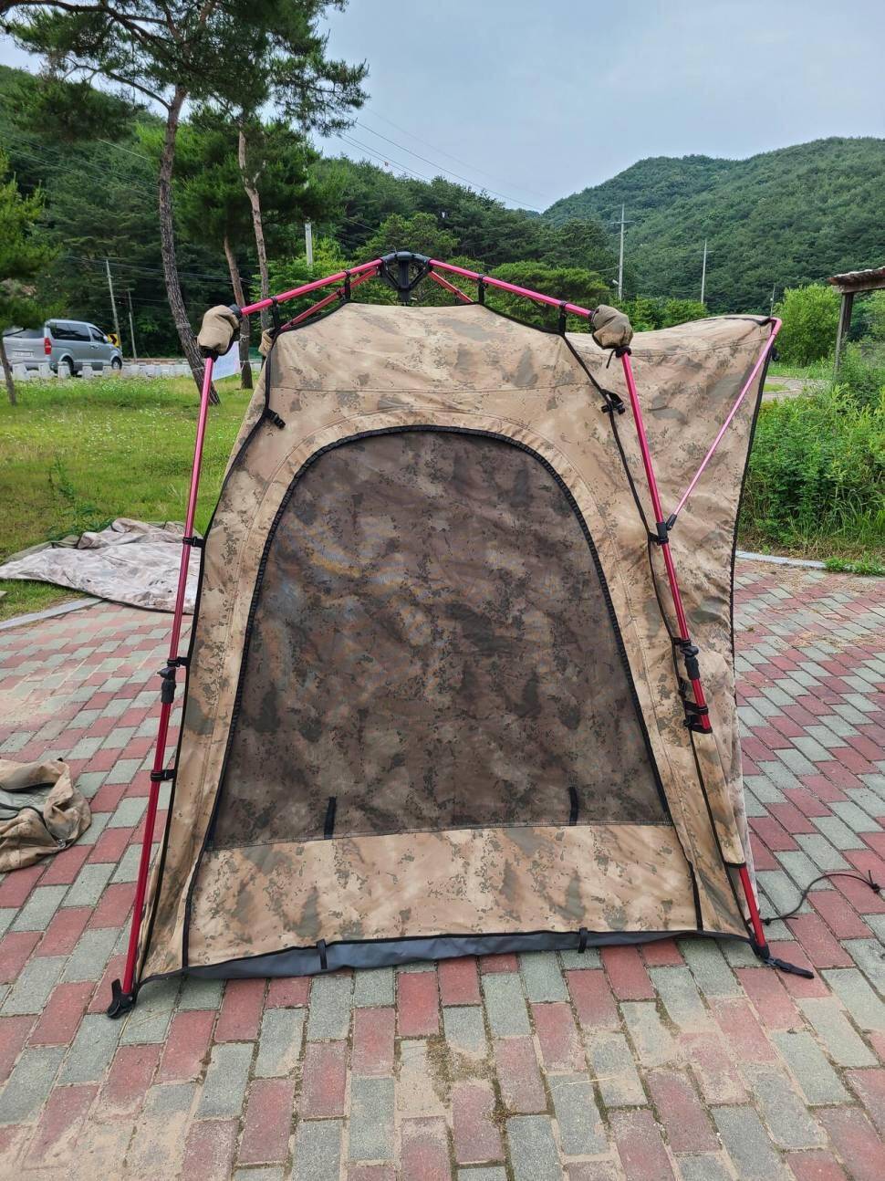 캠핑솔루션 엔틱 고어텍스 텐트 2000x1500 파라솔52인치 일괄 팝니다가격더내림 (중고장터 - 팝니다)