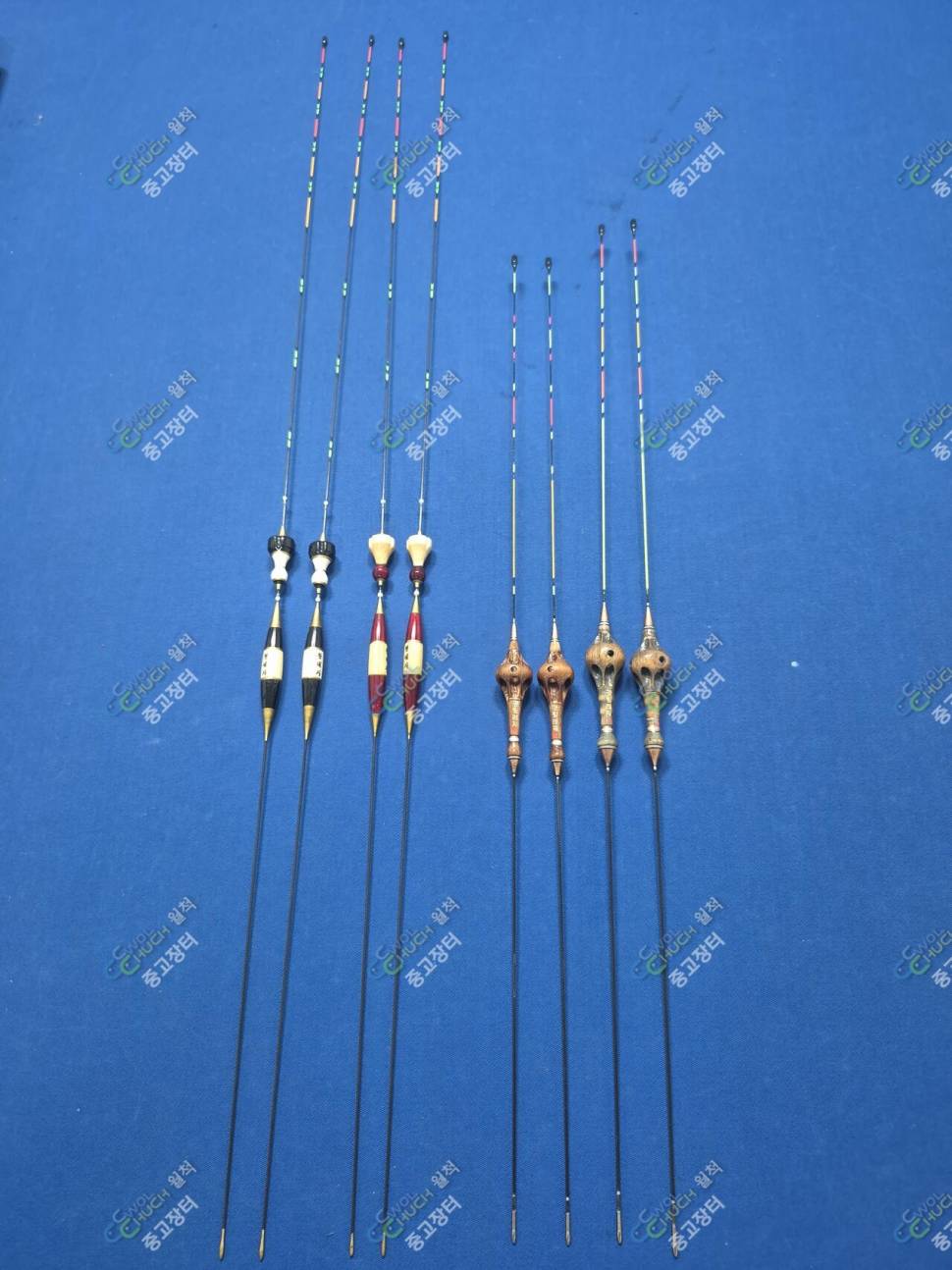 광림 육공찌 황태자 찌 세트 총 8개 최고급 명품 낚시 찌 소장용 58ㅡ80센치 (중고장터 - 팝니다)