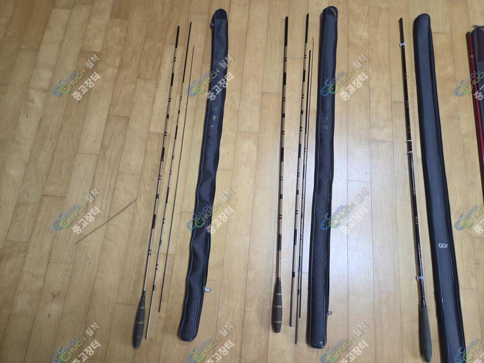 김상고9척 등 내림낚시대 일괄판매 (중고장터 - 팝니다)