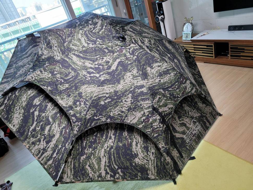 수진실업 밀리터리 암막 파라솔 52인치 (중고장터 - 팝니다)