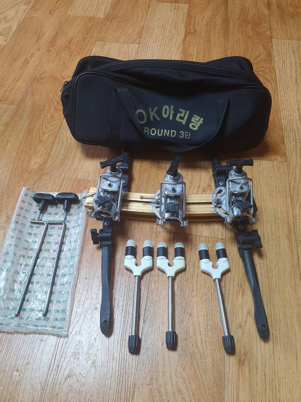 OK 3단받침틀 민물대 바다릴 (중고장터 - 팝니다)