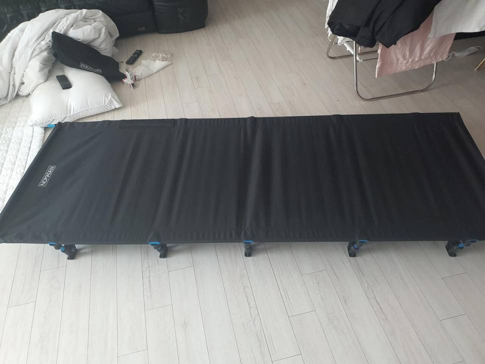 받침틀 뒷꼿이 초경량 야전침대 (중고장터 - 팝니다)