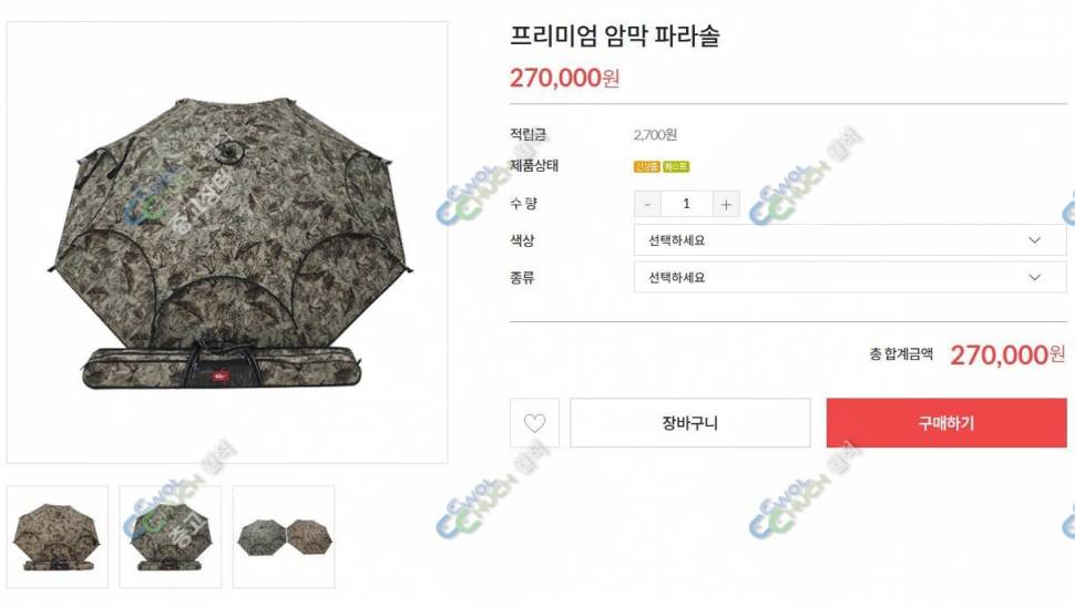 캠솔파라솔17 가방7 받침대12만 (중고장터 - 팝니다)