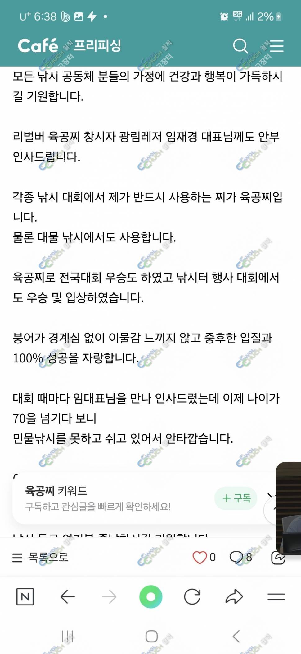 광림 육공찌 황태자 찌 세트 총 8개 최고급 명품 낚시 찌 소장용 58ㅡ80센치 (중고장터 - 팝니다)