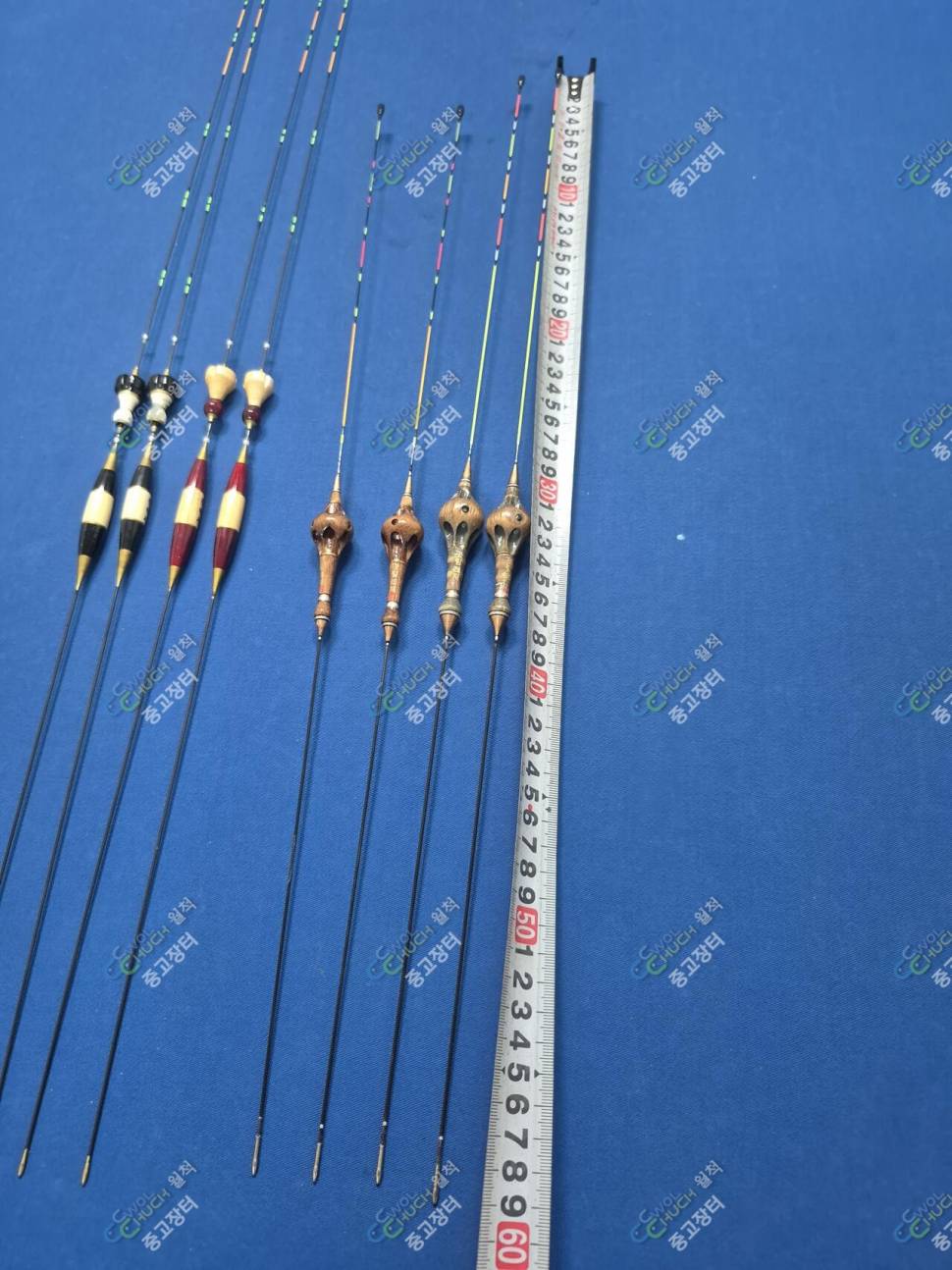 광림 육공찌 황태자 찌 세트 총 8개 최고급 명품 낚시 찌 소장용 58ㅡ80센치 (중고장터 - 팝니다)