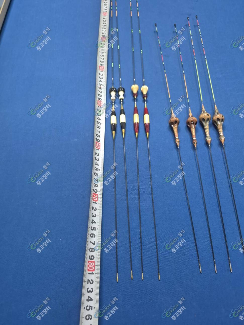 광림 육공찌 황태자 찌 세트 총 8개 최고급 명품 낚시 찌 소장용 58ㅡ80센치 (중고장터 - 팝니다)