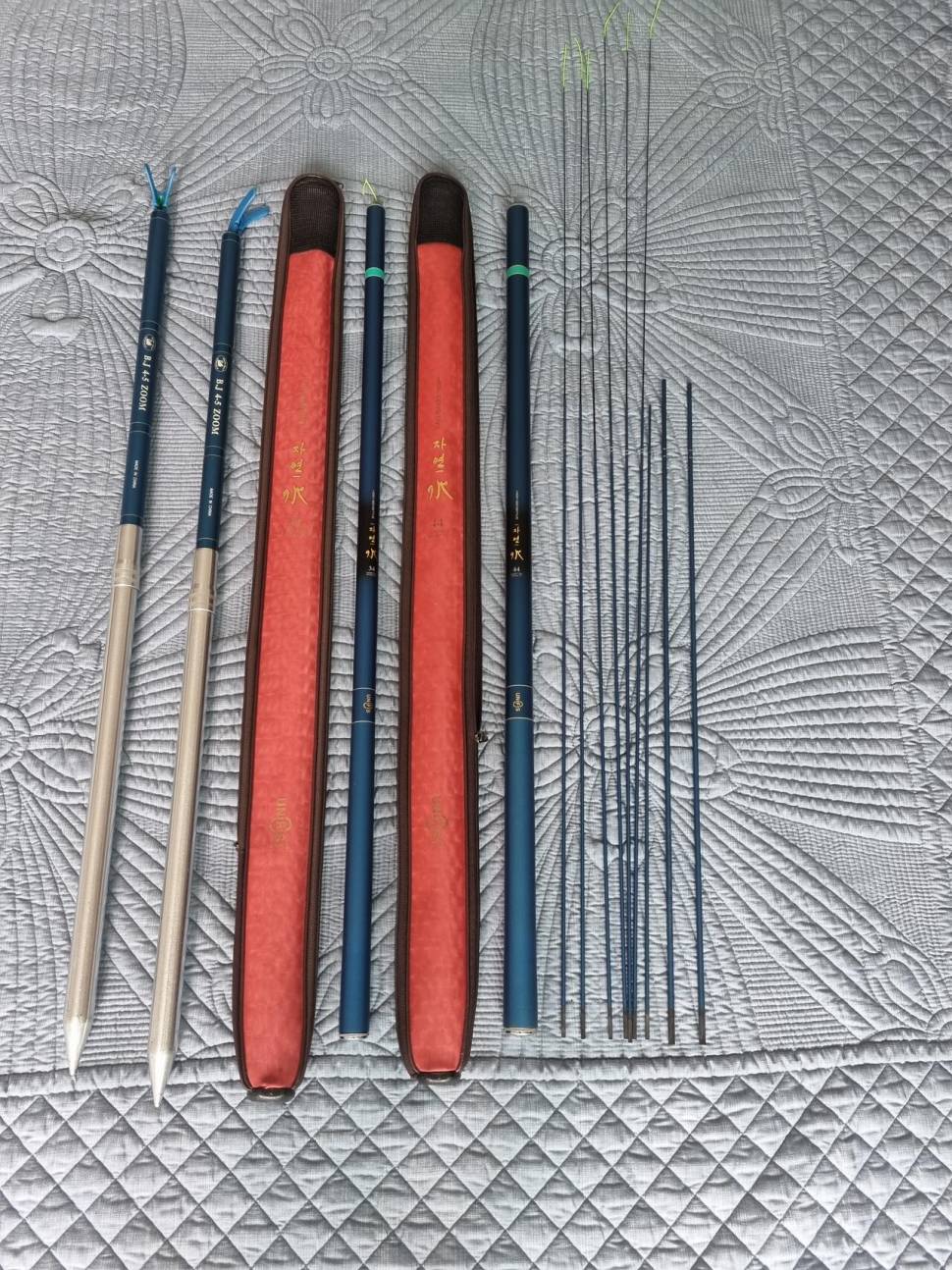 강원산업 자수정 멀티풀레스 자연수낚시대 원다외팝니다 (중고장터 - 팝니다)