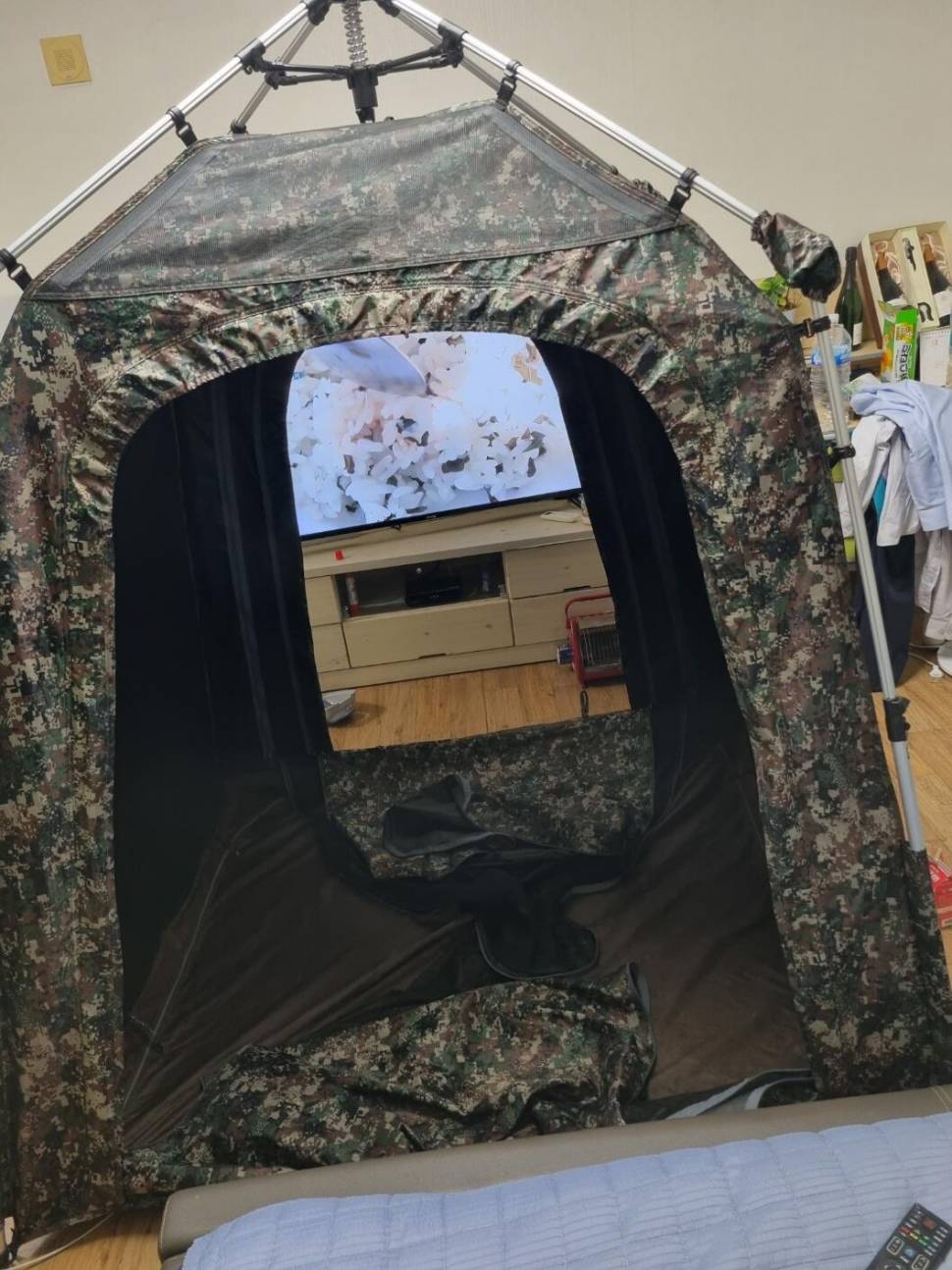 호봉 블랙 암막코아 소A텐트16001400 팝니다 (중고장터 - 팝니다)