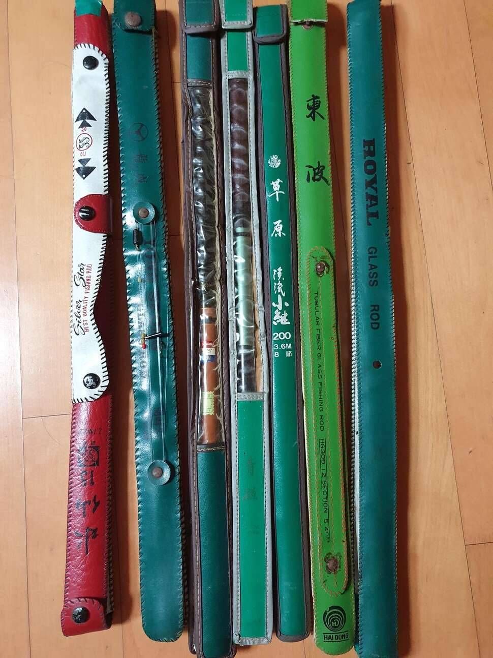 옛날그라스 낚시대및 용품 (중고장터 - 교환무료)