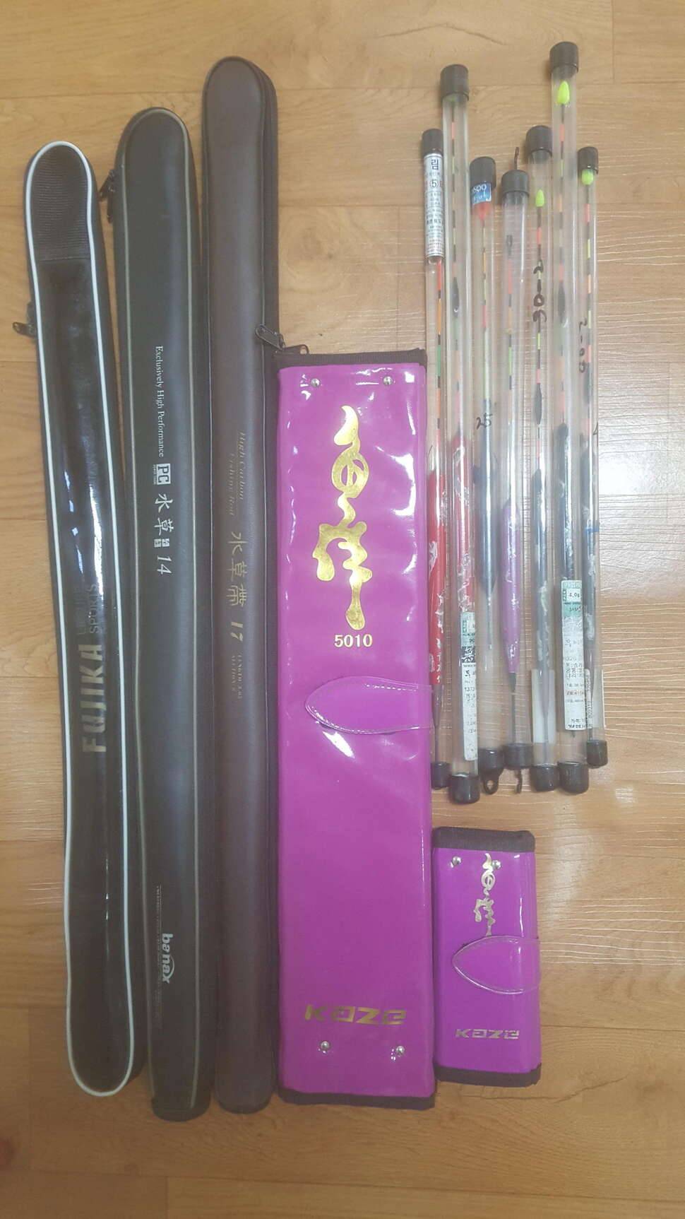 짧은 수초대 및 바늘케이스 로 큐18칸 (중고장터 - 교환무료)