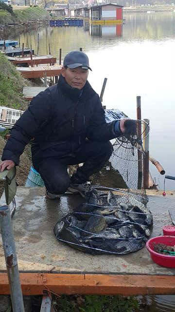 물 맑고 힘 좋은 용인 삼인 낚시터 (유료터정보 - 유료터점주조황)