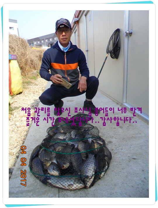 도심속의 작은 쉼터 화성 관리 낚시터입니다 (유료터정보 - 유료터점주조황)