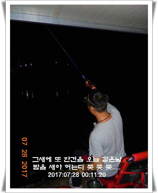 도심속의 작은 쉼터1 화성 관리 낚시터입니다관리터에 어둠이 내리면 (유료터정보 - 유료터점주조황)