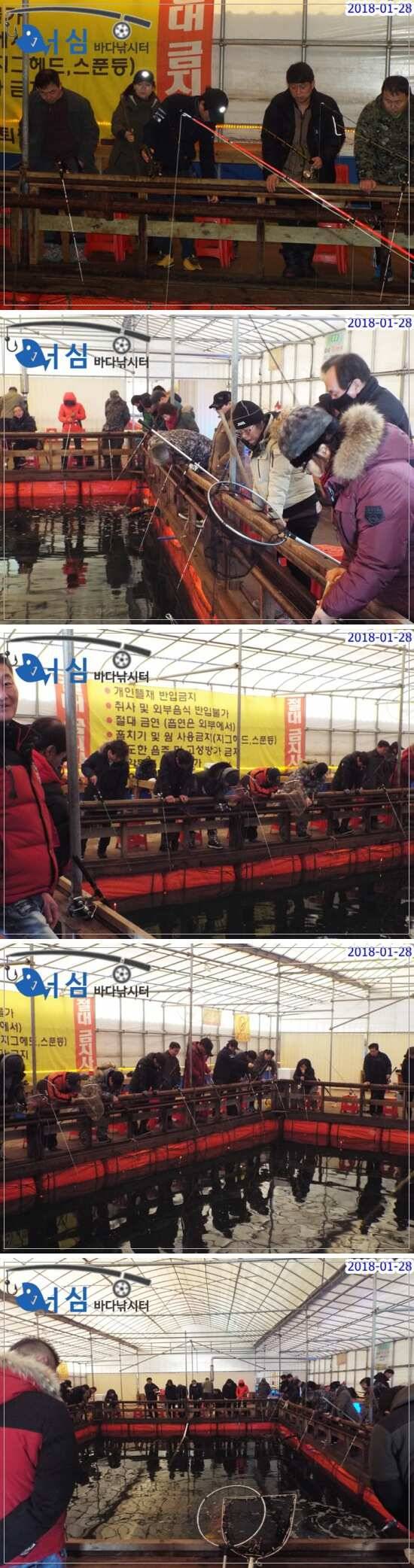 1월28일 어심바다낚시터조황 (유료터정보 - 유료터점주조황)