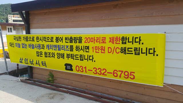물 맑고 힘 좋은 용인 삼인 낚시터 (유료터정보 - 유료터점주조황)