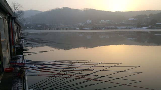 슬슬 입질이 옵니다용인 삼인낚시터 (유료터정보 - 유료터점주조황)