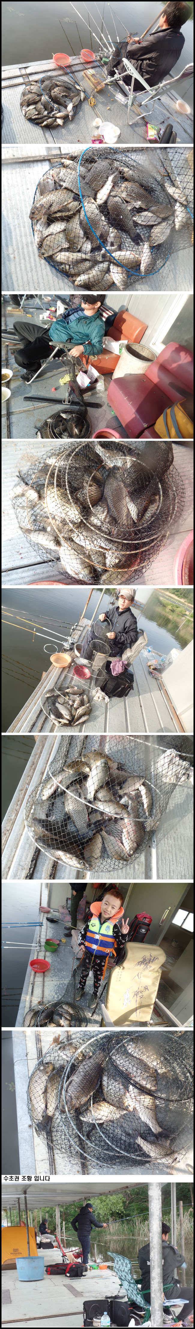 아산죽산지520일 금요일 조황과 방류 (유료터정보 - 유료터점주조황)