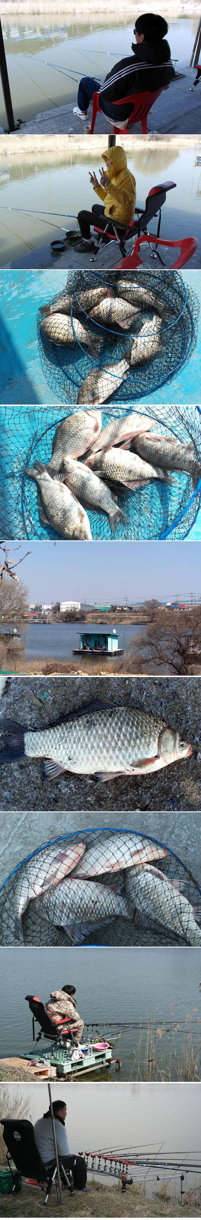 지난밤 신봉지 조황입니다 (유료터정보 - 유료터점주조황)