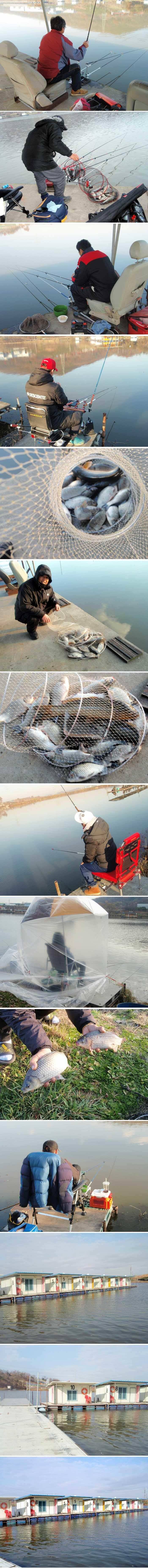 주말부터 겨울물낚시를 시작합니다 (유료터정보 - 유료터점주조황)