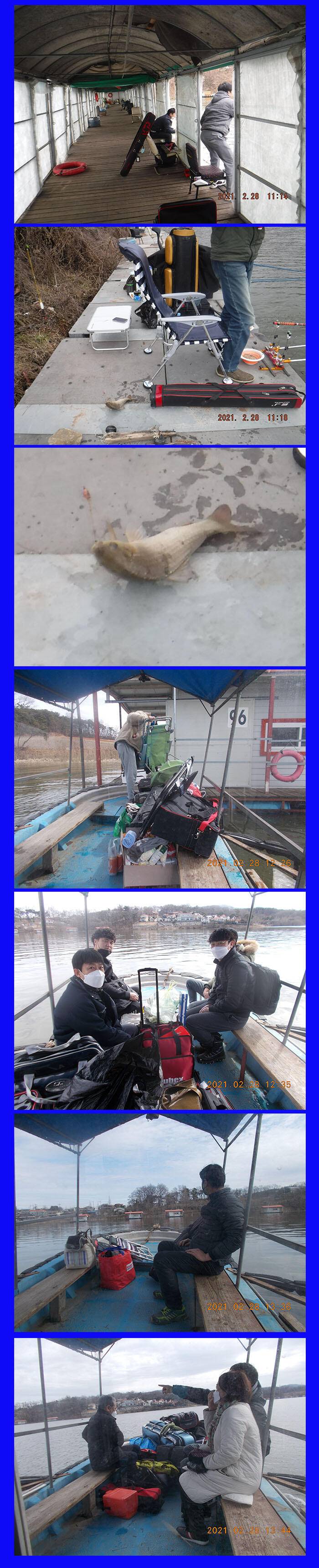 봉재낚시터 2월 28일 일 조황 (유료터정보 - 유료터점주조황)