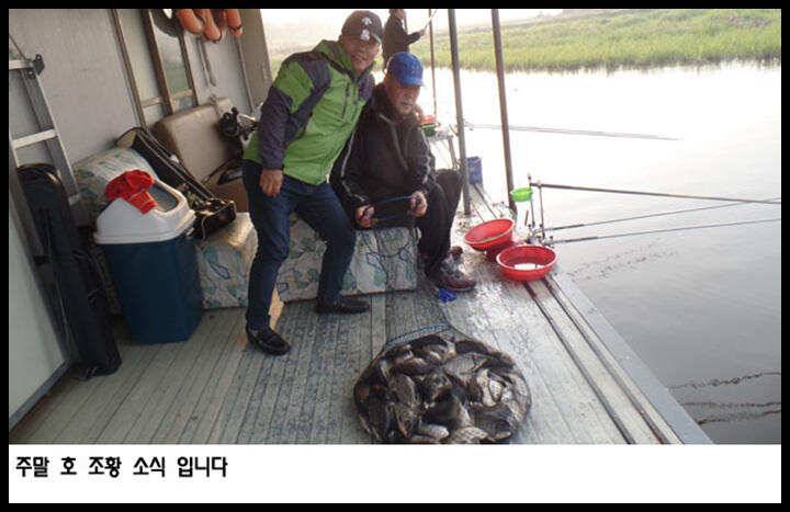 아산죽산지55일 주말 조황 입니다 (유료터정보 - 유료터점주조황)