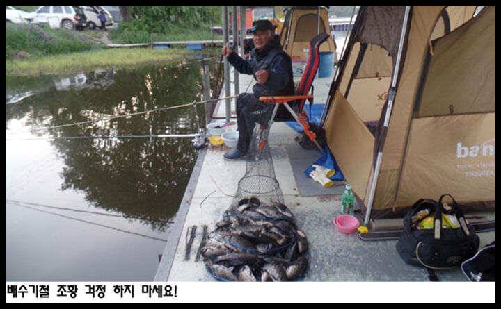 아산죽산지530일 배수기철 조황 걱정 안하셔도 됩니다 (유료터정보 - 유료터점주조황)