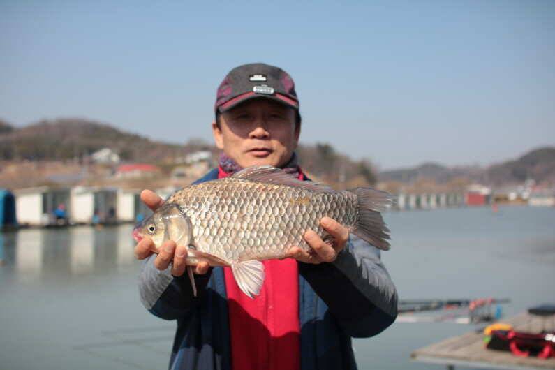 준설 중 4짜 5마리 (유료터정보 - 유료터점주조황)